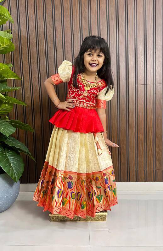 kids lehenga choli silk Kids fashion market in Hyderabad